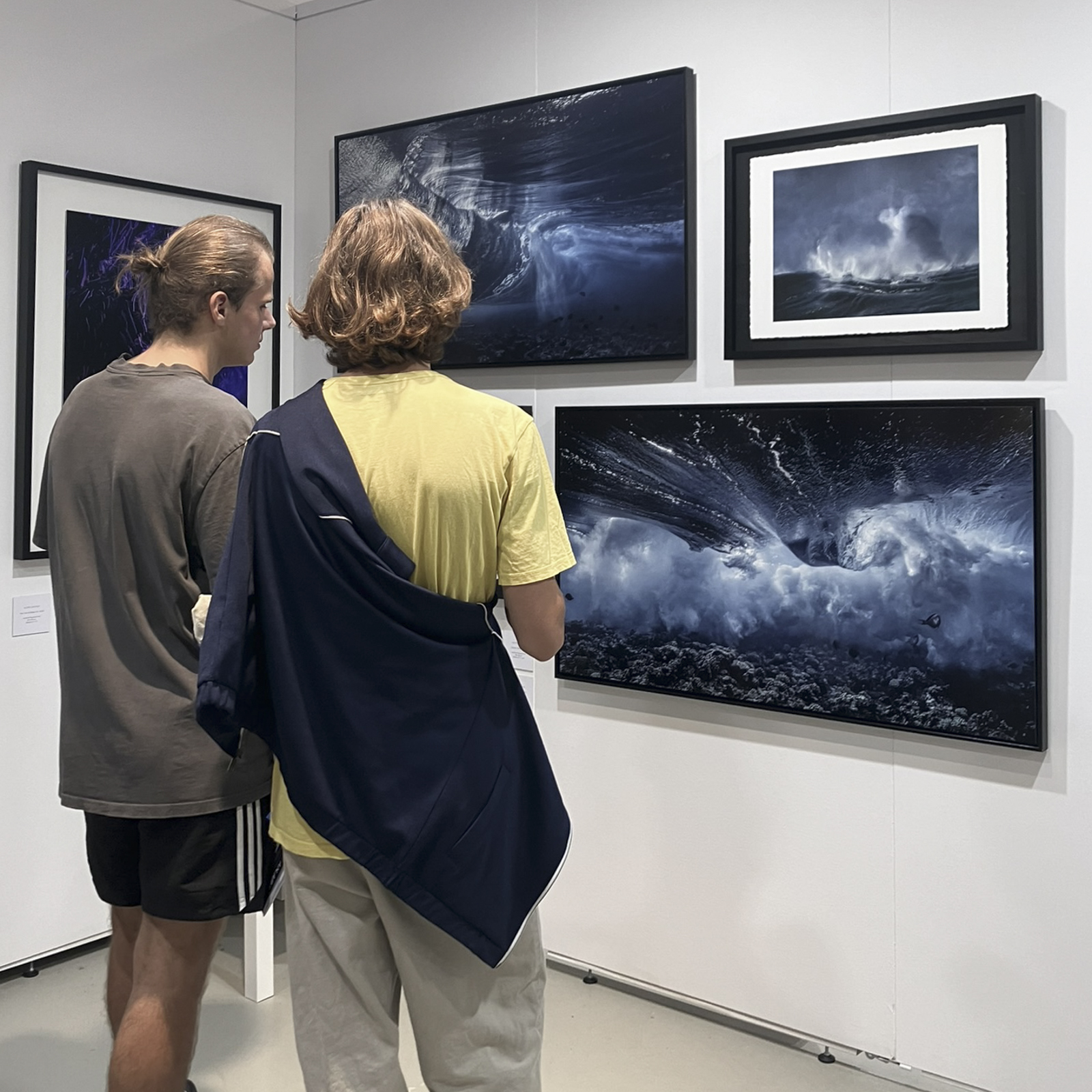Underwater Art by Alexej Sachov – framing detail, INC Art Fair Hamburg